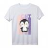 Kinder 8. Geburtstag Mädchen süßes Pinguin T-Shirt - Retro Design für Pinguin Fans zum 8. Geburtstag