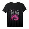 Kinder 5. Geburtstag Pferd Geschenk - Süßes Pferd T-Shirt für Mädchen zum Geburtstag, Reiten & Pferdeliebe