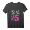 Kinder 5. Geburtstag Pferd Geschenk - Süßes Pferd T-Shirt für Mädchen zum Geburtstag, Reiten & Pferdeliebe