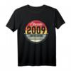 12. Geburtstag T-Shirt 2009 - Lustiges Geschenk für 12-Jährige Jungen und Mädchen mit Vintage Retro Design