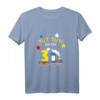 Kinder Ich bin 3 Zug Tut Tut T-Shirt – Buntes Geschenk zum 3. Geburtstag für Jungen und Mädchen mit Zugmotiven