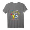 Kinder Ich bin 3 Zug Tut Tut T-Shirt – Buntes Geschenk zum 3. Geburtstag für Jungen und Mädchen mit Zugmotiven