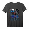 Kinder 3 Jahre altes Rennauto Geburtstag Shirt - Coole Rennwagen Geburtstagsthermik für kleine Rennfahrer, perfekt als Geschenk zum 3. Geburtstag
