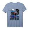 Kinder 3 Jahre altes Rennauto Geburtstag Shirt - Coole Rennwagen Geburtstagsthermik für kleine Rennfahrer, perfekt als Geschenk zum 3. Geburtstag