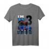 Kinder 3 Jahre altes Rennauto Geburtstag Shirt - Coole Rennwagen Geburtstagsthermik für kleine Rennfahrer, perfekt als Geschenk zum 3. Geburtstag