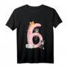 Kinder 6. Geburtstag Mädchen Katzen Outfit - Süßes T-Shirt für den besonderen Tag mit Kitten-Motiven