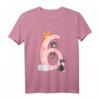 Kinder 6. Geburtstag Mädchen Katzen Outfit - Süßes T-Shirt für den besonderen Tag mit Kitten-Motiven