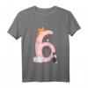 Kinder 6. Geburtstag Mädchen Katzen Outfit - Süßes T-Shirt für den besonderen Tag mit Kitten-Motiven