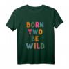 Kinder Born Two Be Wild T-Shirt - 2. Geburtstag Outfit für Jungen und Mädchen, Perfekt für die Kinderparty