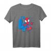 Kinder Marvel Spider-Man Cute Spidey 4th Birthday T-Shirt - Offizielles Marvel Merchandise für den 4. Geburtstag