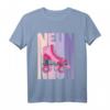 Kinder 9. Geburtstag Mädchen süßes Rollschuh T-Shirt - Retro Design für 9 Jahre alte Skate- & Roller-Liebhaberinnen