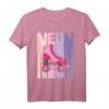 Kinder 9. Geburtstag Mädchen süßes Rollschuh T-Shirt - Retro Design für 9 Jahre alte Skate- & Roller-Liebhaberinnen