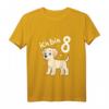 Kinder T-Shirt zum 8. Geburtstag mit Hundemotiv - Lustiges Labrador Design für Mädchen und Jungen, perfekt als Geschenk