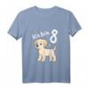 Kinder T-Shirt zum 8. Geburtstag mit Hundemotiv - Lustiges Labrador Design für Mädchen und Jungen, perfekt als Geschenk
