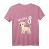 Kinder T-Shirt zum 8. Geburtstag mit Hundemotiv - Lustiges Labrador Design für Mädchen und Jungen, perfekt als Geschenk