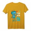 Kinder T-Shirt zum 5. Geburtstag für Jungen - Lustiges Roboter Motiv, Geburtstagsgeschenk für den fünften Geburtstag