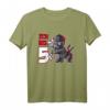 Kinder Ninja T-Shirt zum 5. Geburtstag – Roter Ninja mit Sterne-Motiv, perfektes Geschenk für Ninja- und Kampfsport-Fans