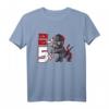Kinder Ninja T-Shirt zum 5. Geburtstag – Roter Ninja mit Sterne-Motiv, perfektes Geschenk für Ninja- und Kampfsport-Fans