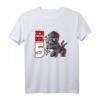Kinder Ninja T-Shirt zum 5. Geburtstag – Roter Ninja mit Sterne-Motiv, perfektes Geschenk für Ninja- und Kampfsport-Fans