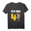 Kinder 4. Geburtstag Junge - Ich Bin Vier Jahre Alt Pirat T-Shirt für den perfekten Kindergeburtstag