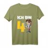 Kinder 4. Geburtstag Junge - Ich Bin Vier Jahre Alt Pirat T-Shirt für den perfekten Kindergeburtstag