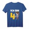 Kinder 4. Geburtstag Junge - Ich Bin Vier Jahre Alt Pirat T-Shirt für den perfekten Kindergeburtstag