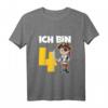 Kinder 4. Geburtstag Junge - Ich Bin Vier Jahre Alt Pirat T-Shirt für den perfekten Kindergeburtstag