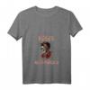Böses altes Mädchen Rose Schädel Sarkasmus Ironie T-Shirt mit V-Ausschnitt – Humorvolles Damen T-Shirt für Frauen mit Sinn für Ironie und Sarkasmus
