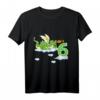 Kinder 6. Geburtstag Drachen Jungen T-Shirt - Lustiges Geburtstagsgeschenk für Drachen- und Dinosaurier-Fans, ideal für Kinderparty, Schule & Kindergarten