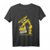 Kinder Bagger Geburtstagsshirt für 2 Jahre - Lustiges Baustellen T-Shirt für Jungen und Mädchen zum zweiten Geburtstag