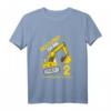 Kinder Bagger Geburtstagsshirt für 2 Jahre - Lustiges Baustellen T-Shirt für Jungen und Mädchen zum zweiten Geburtstag