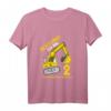 Kinder Bagger Geburtstagsshirt für 2 Jahre - Lustiges Baustellen T-Shirt für Jungen und Mädchen zum zweiten Geburtstag