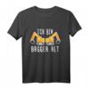 Ich Bin 2 Bagger Alt Kinder T-Shirt – Lustiges Geburtstag Geschenk und bequeme Alltagskleidung für Zweijährige