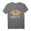 Ich Bin 2 Bagger Alt Kinder T-Shirt – Lustiges Geburtstag Geschenk und bequeme Alltagskleidung für Zweijährige