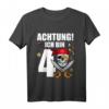Kinder 4 Jahre alt Geburtstag Junge Pirat Party T-Shirt - Lustiges Geschenk für den kleinen Piraten bei Geburtstag & Kindergartenfeier