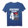 Kinder 4 Jahre alt Geburtstag Junge Pirat Party T-Shirt - Lustiges Geschenk für den kleinen Piraten bei Geburtstag & Kindergartenfeier
