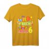 Kinder Geburtstags T-Shirt - Wild Frech & Endlich 6 Jahre Alt - Lustiges Geschenk für Mädchen und Jungen zum 6. Geburtstag