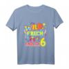 Kinder Geburtstags T-Shirt - Wild Frech & Endlich 6 Jahre Alt - Lustiges Geschenk für Mädchen und Jungen zum 6. Geburtstag