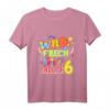 Kinder Geburtstags T-Shirt - Wild Frech & Endlich 6 Jahre Alt - Lustiges Geschenk für Mädchen und Jungen zum 6. Geburtstag