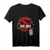 Kinder Ich Bin 8 Geburtstag Geschenk Dino Dinosaurier T-Shirt - Lustiges Partyshirt für Jungen und Mädchen zum 8. Geburtstag