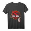 Kinder Ich Bin 8 Geburtstag Geschenk Dino Dinosaurier T-Shirt - Lustiges Partyshirt für Jungen und Mädchen zum 8. Geburtstag