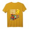 Kinder T-Shirt 'Ich Bin 3 Jahre alt' mit Zug-Design - Perfektes Geburtstagsgeschenk für Jungen & Zugparty Dekoration
