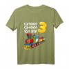 Kinder T-Shirt 'Ich Bin 3 Jahre alt' mit Zug-Design - Perfektes Geburtstagsgeschenk für Jungen & Zugparty Dekoration