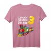 Kinder T-Shirt 'Ich Bin 3 Jahre alt' mit Zug-Design - Perfektes Geburtstagsgeschenk für Jungen & Zugparty Dekoration