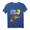 Kinder T-Shirt 'Ich Bin 3 Jahre alt' mit Zug-Design - Perfektes Geburtstagsgeschenk für Jungen & Zugparty Dekoration