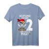 Kinder Achtung ich bin 2 Jahre alt Geburtstag Junge Pirat Party T-Shirt - Lustiges Geschenk für Zweijährige Piratenliebhaber