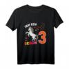 Kinder Mädchen Ich bin 3 Jahre alt Geburtstags T-Shirt mit Pferd & Reiten Motiv – Perfekt für den 3. Geburtstag & Kindergeburtstagsfeier