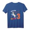 Kinder Mädchen Ich bin 3 Jahre alt Geburtstags T-Shirt mit Pferd & Reiten Motiv – Perfekt für den 3. Geburtstag & Kindergeburtstagsfeier