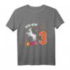 Kinder Mädchen Ich bin 3 Jahre alt Geburtstags T-Shirt mit Pferd & Reiten Motiv – Perfekt für den 3. Geburtstag & Kindergeburtstagsfeier