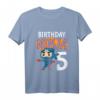 Kinder Ninja T-Shirt zum 5. Geburtstag - Cooles Geburtstagsgeschenk für Jungen und Mädchen, Ninja Motiv mit 'Birthday Ninja 5'